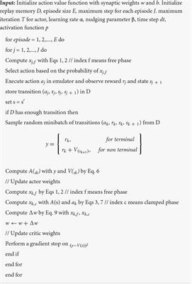 Combining backpropagation with Equilibrium Propagation to improve an Actor-Critic reinforcement learning framework